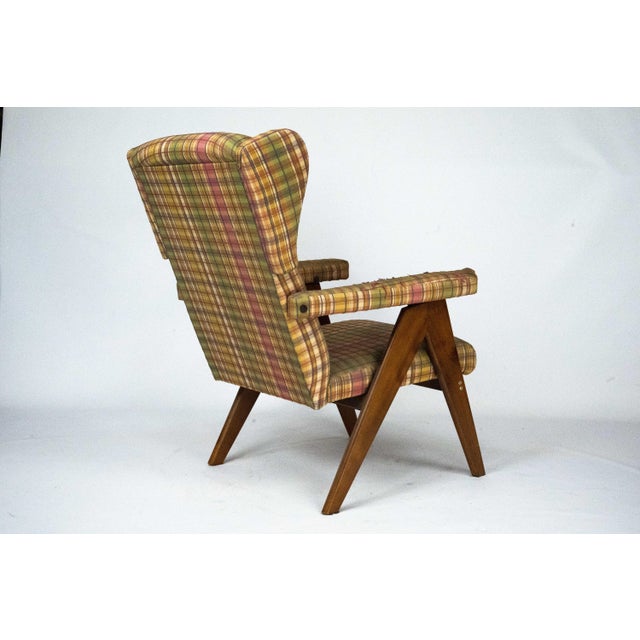 Beige Mid-Century Modern Italian Reclining Armchair, 1960s For Sale - Image 8 of 12