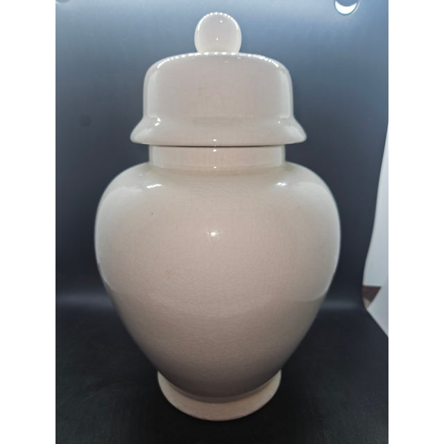 Vintage Ginger Jar with Flower/Butterfly Motif, Made in Japan