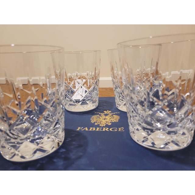 Enhance your barware collection with these cocktail glasses from the Faberge Atelier. Crafted in Slovenia, these handmade...