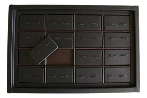 Cufflinks Leather Tray