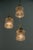 Mid-Century Adjustable Glass Chandelier attributed to Pokrok Zilina, 1970s For Sale - Image 3 of 10