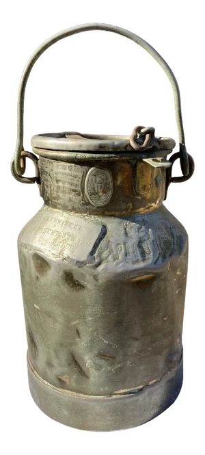 Antique Heavy Brass South African Milk Pail