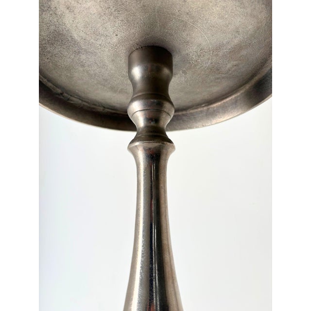 Cast Aluminium Side Table with Pedestal Tripod Legs For Sale - Image 6 of 8