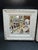 Vintage Hand-Painted Ceramic or Porcelain Wall-Hanging Tiles, Set of Two.