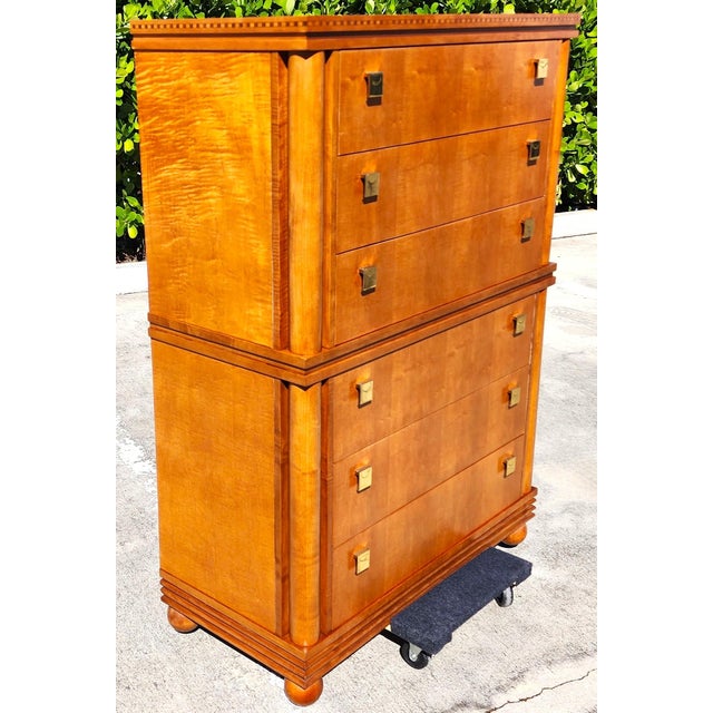 1980s Hickory White Biedermeier Dresser From Genesis Collection For Sale - Image 16 of 18