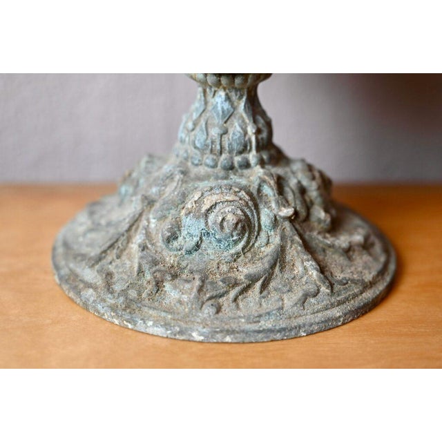 Antique Cast Iron Plant Pot For Sale - Image 4 of 6