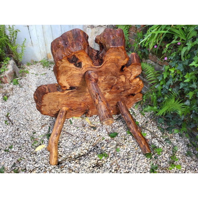 Brutalist Style Coffee Table by Racine Olivier, 1950s For Sale - Image 9 of 10