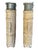 Early 20th Century Pair of World War II Wicker Canister Holders With Canisters For Sale - Image 4 of 7