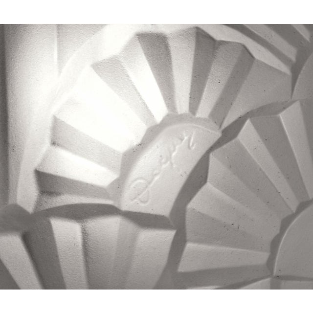 A Pair of French Art Deco Wall Sconces by Degue & Vandamme 1930 France For Sale - Image 9 of 14
