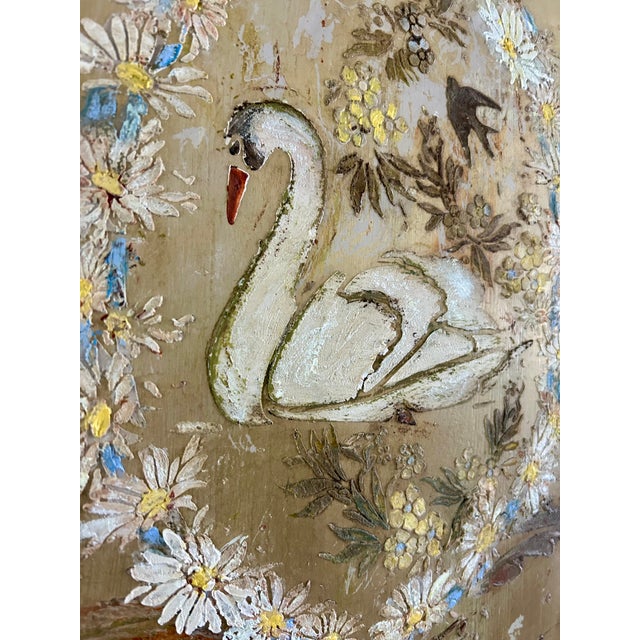 Vintage Painted Armoire with Chinoiserie, 1920s For Sale - Image 12 of 16