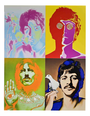 The Beatles Offset Lithograph Posters by Richard Avedon, 1967, Set of 4