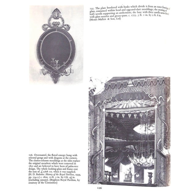 "English Looking-Glasses: A Study of the Glass, Frames and Makers (1670-1820)" 1965 Wills, Geoffrey For Sale In New York - Image 6 of 11