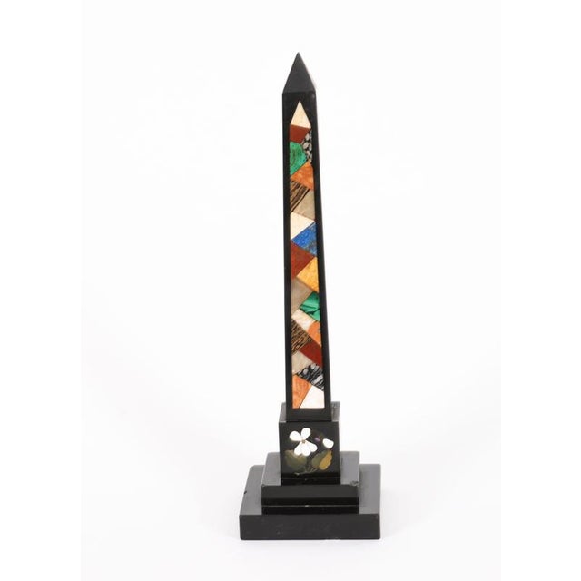 Antique Grand Tour Ashford Specimen Marble Obelisks, 1890, Set of 2 For Sale - Image 3 of 18
