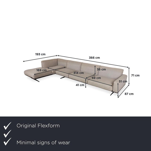 with the Flexform Soft Dream, you get a generously sized corner sofa named after the renowned Italian designer Antonio...