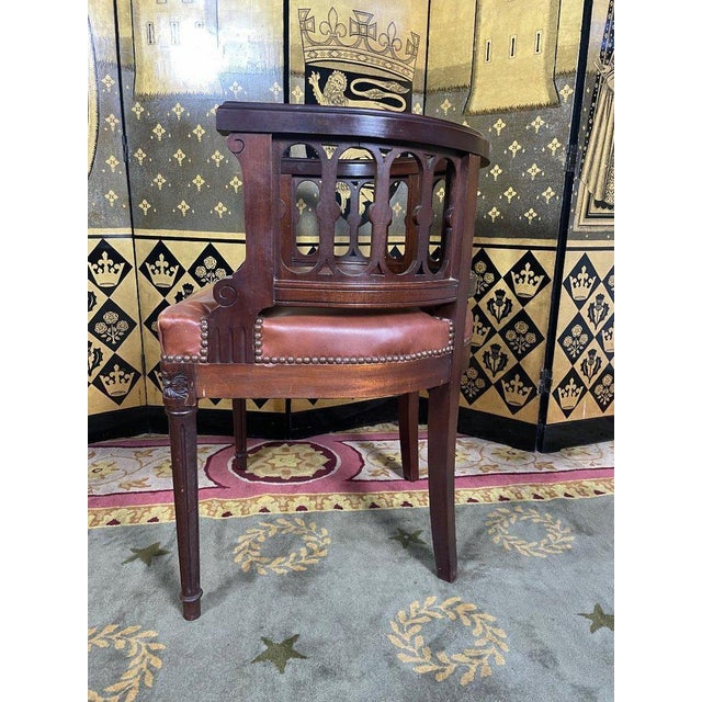 Louis XVI Office Armchair For Sale - Image 4 of 8