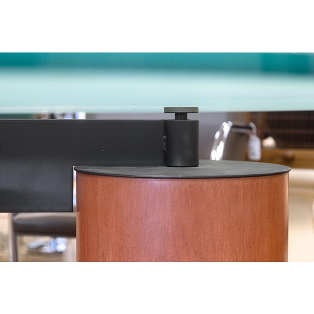 Brown Vintage 1980s Serenissimo Dining Table by Massimo & Lella Vignelli for Acerbis For Sale - Image 8 of 8