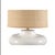 Contemporary Gainsboro Lamp - White & Tan For Sale - Image 3 of 3