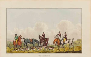 Henry Alken, The Death, Etching, 1822