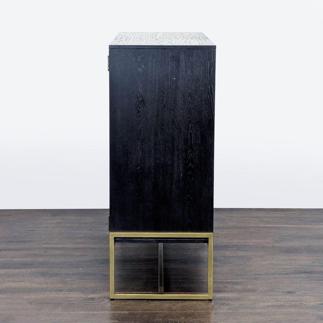 Article Bar Cabinet on Metal Base For Sale - Image 4 of 12