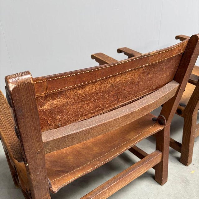 Vintage Brutalist Spanish Armchairs, 1960s, Set of 3 For Sale - Image 11 of 14