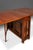 Restored Mid-Century Modern Space Saver Minimalist Hide Away Dropleaf Table W/ 4 Hidden Folding Chairs, Romania, C. 1960's For Sale - Image 9 of 18