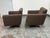 Dellarobbia Dellarobbia Regis Swivel Lounge Armchairs, Pair For Sale - Image 4 of 12
