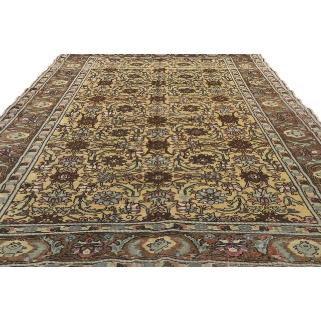 Vintage Turkish Oushak Rug - 05'03 X 09'07 For Sale - Image 4 of 9