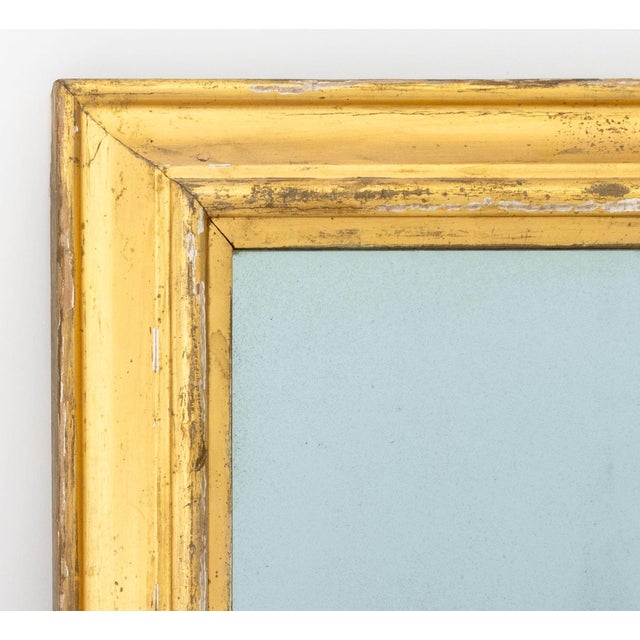 Modern Modern Rectangular Giltwood Framed Mirror For Sale - Image 3 of 5