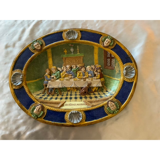 Late 19th Century Faience Decorative Plate For Sale - Image 10 of 10