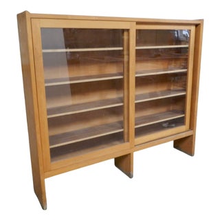 Fir Blockboard Bookcase, 1970s For Sale