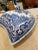 Blue Four Chinoiserie Blue and White Pieces For Sale - Image 8 of 12