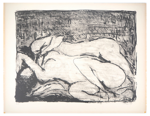André Cottavoz, Lying Nudes, Original Lithograph