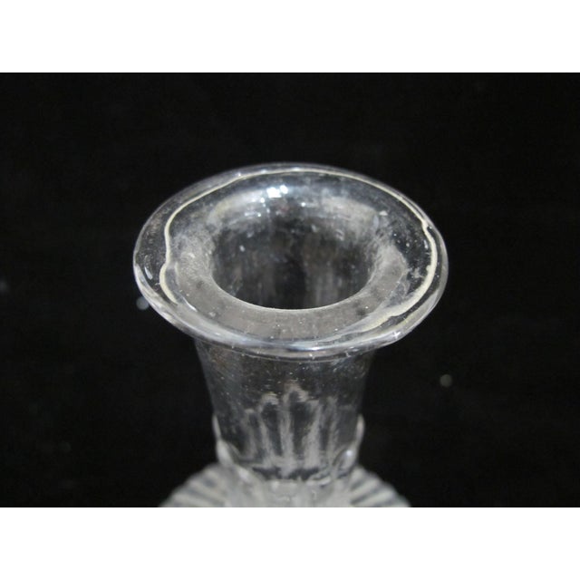 Victorian Antique Victorian Blown Glass Liquor or Water Decanter Hot Air Balloon Bottle For Sale - Image 3 of 9