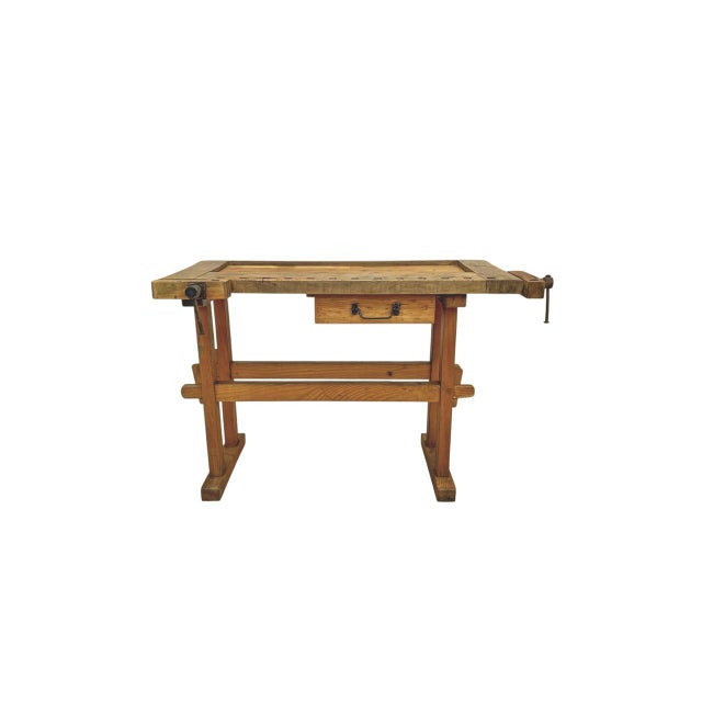 Vintage French Children's Carpenter Workbench, 1950s For Sale - Image 12 of 12