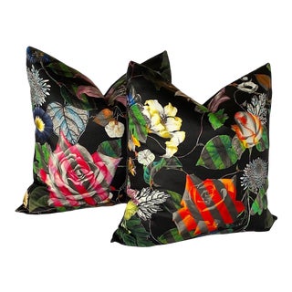 Custom Christian Lacroix Malmaison Designer Pillows - a Pair For Sale