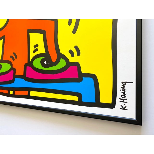 作者不詳　lithograph サインあり keith-haring-estate-vintage-