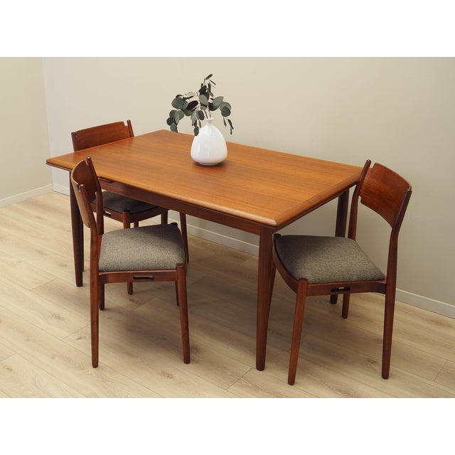 Danish Teak Table, 1970s For Sale - Image 4 of 18
