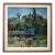 Late 20th Century, Untitled Landscape, Original Acrylic on Canvas Custom Framed With Linen Liner and Wood Frame, Artist Mary Ann Podolak For Sale