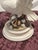 Bring timeless elegance and serenity to your décor with this beautiful vintage Mid-Century Modern Andrea Sadek porcelain...