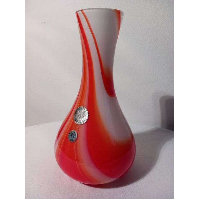 Murano Glass Vase by Carlo Moretti For Sale - Image 3 of 8