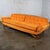 Gorgeous vintage MCM or Mid Century Modern Adrian Pearsall Style Gondola Sofa composed of sculptured wood front legs,...