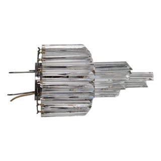 Triedro Wall Light in Murano Glass from Venini, 1960s For Sale