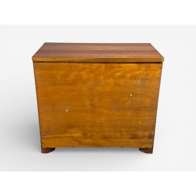 John Widdicomb, Chests of Drawers, Walnut, Brass, Usa, 1960s For Sale - Image 12 of 12