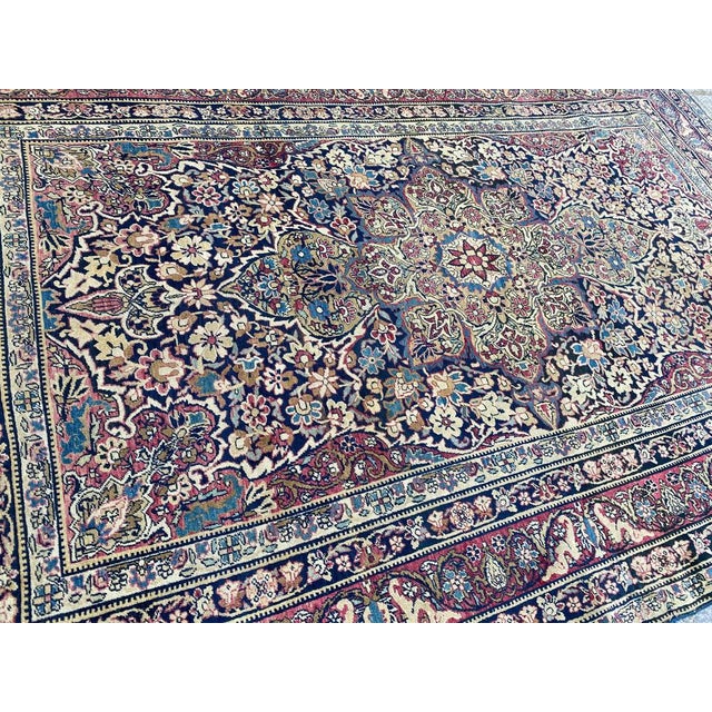 Antique Kirman Rug, 1890s For Sale - Image 13 of 17
