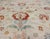 Textile Large Angora Oushak Turkish Rug With All Over Design in Light Blue, Ivory & Red For Sale - Image 7 of 13