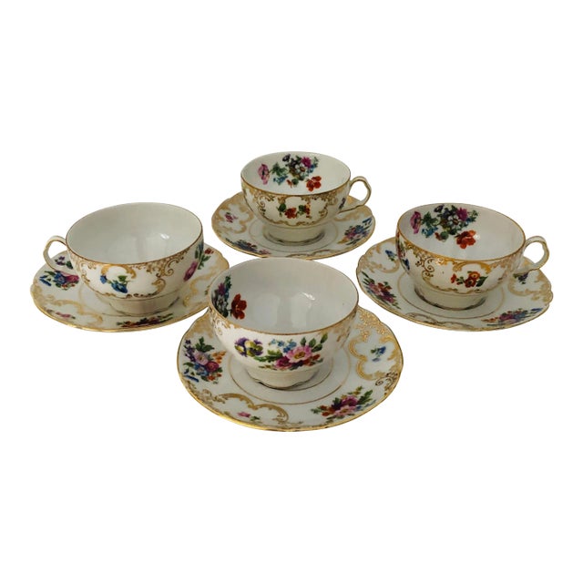 ドイツ　アンティーク　キッチンスケール　VICTORIA ビクトリア Vintage 83-piece VICTORIA Czechoslovakia Floral Gold Trimmed