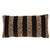 Contemporary Schumacher X Timothy Corrigan Guepard Stripe Velvet Lumbar Pillow in Black For Sale In New York - Image 6 of 6