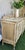 Wood 1940s English Countryside Sideboard Buffet, Oak Wood With Parquet Top Sideboard Cabinet For Sale - Image 7 of 18