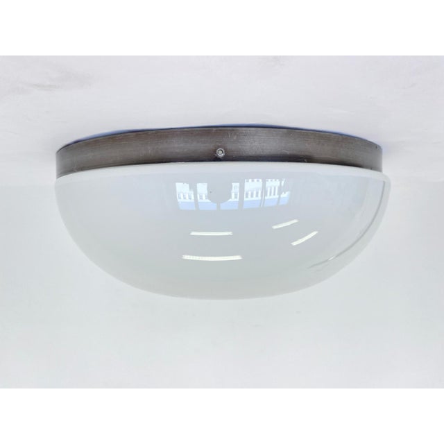 Gold Big Bauhaus Chrome Wall Lamp, 1940s For Sale - Image 8 of 9