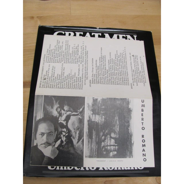 1979 "Great Men" by Umberto Romano 1st Printing Signed by the Artist With Drawing Art Book For Sale - Image 9 of 12